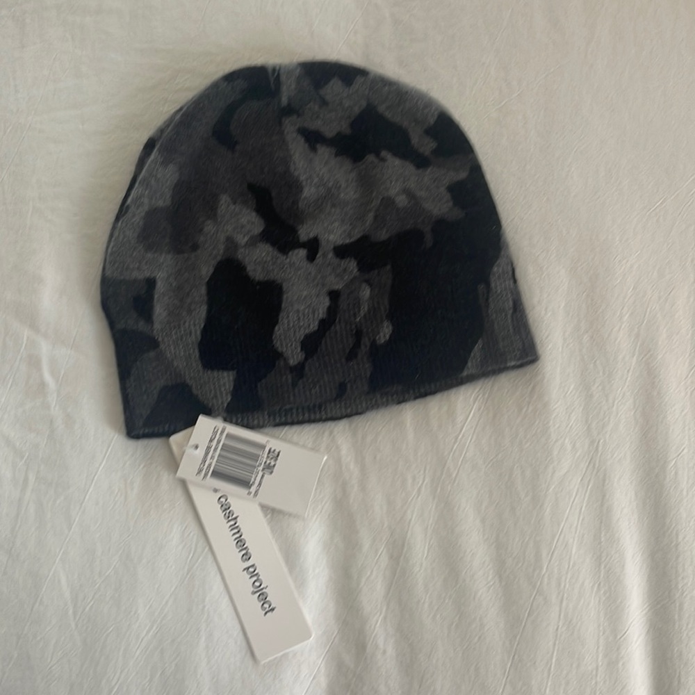 The cashmere project camo cashmere skull cap